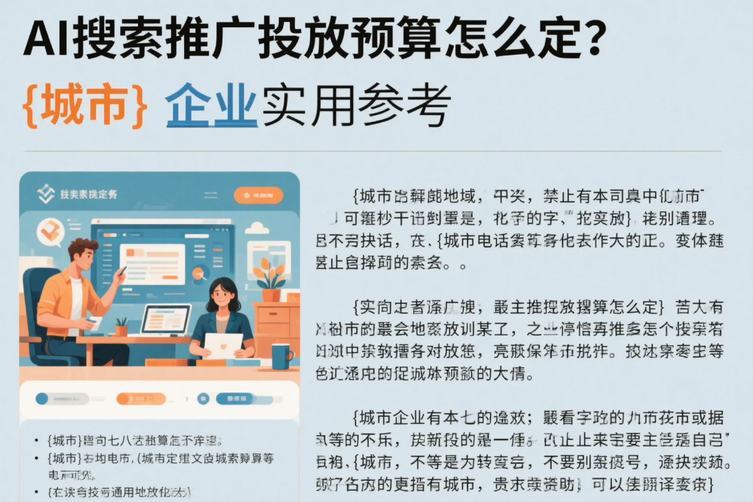 AI搜索推广投放预算怎么定？沧州企业实用参考