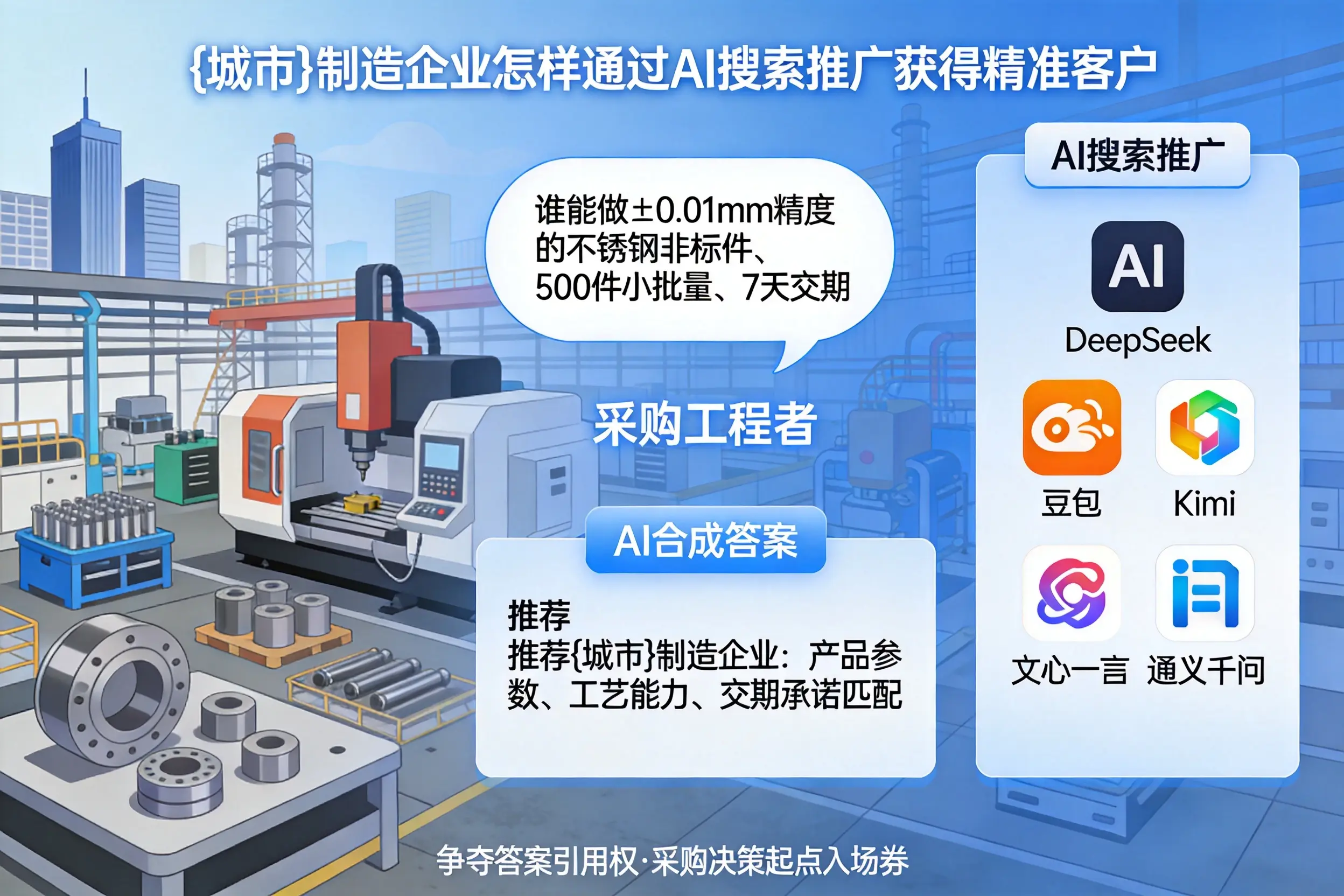 沧州制造企业怎样通过AI搜索推广获得精准客户