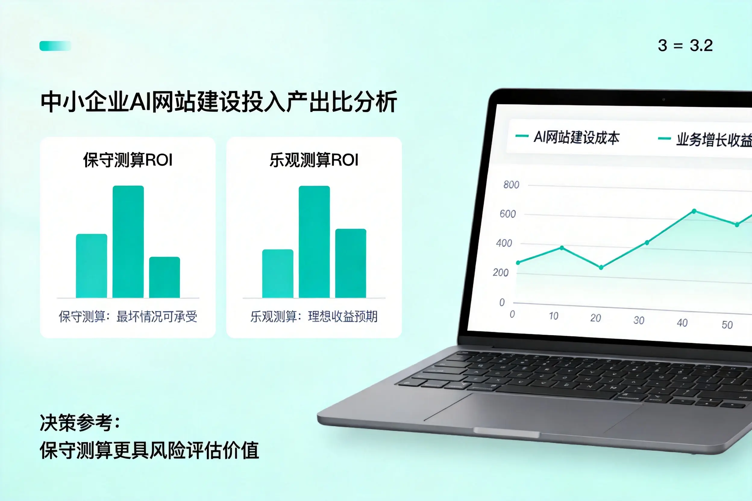 沧州中小企业AI网站建设投入产出比怎么算？先看这份分析