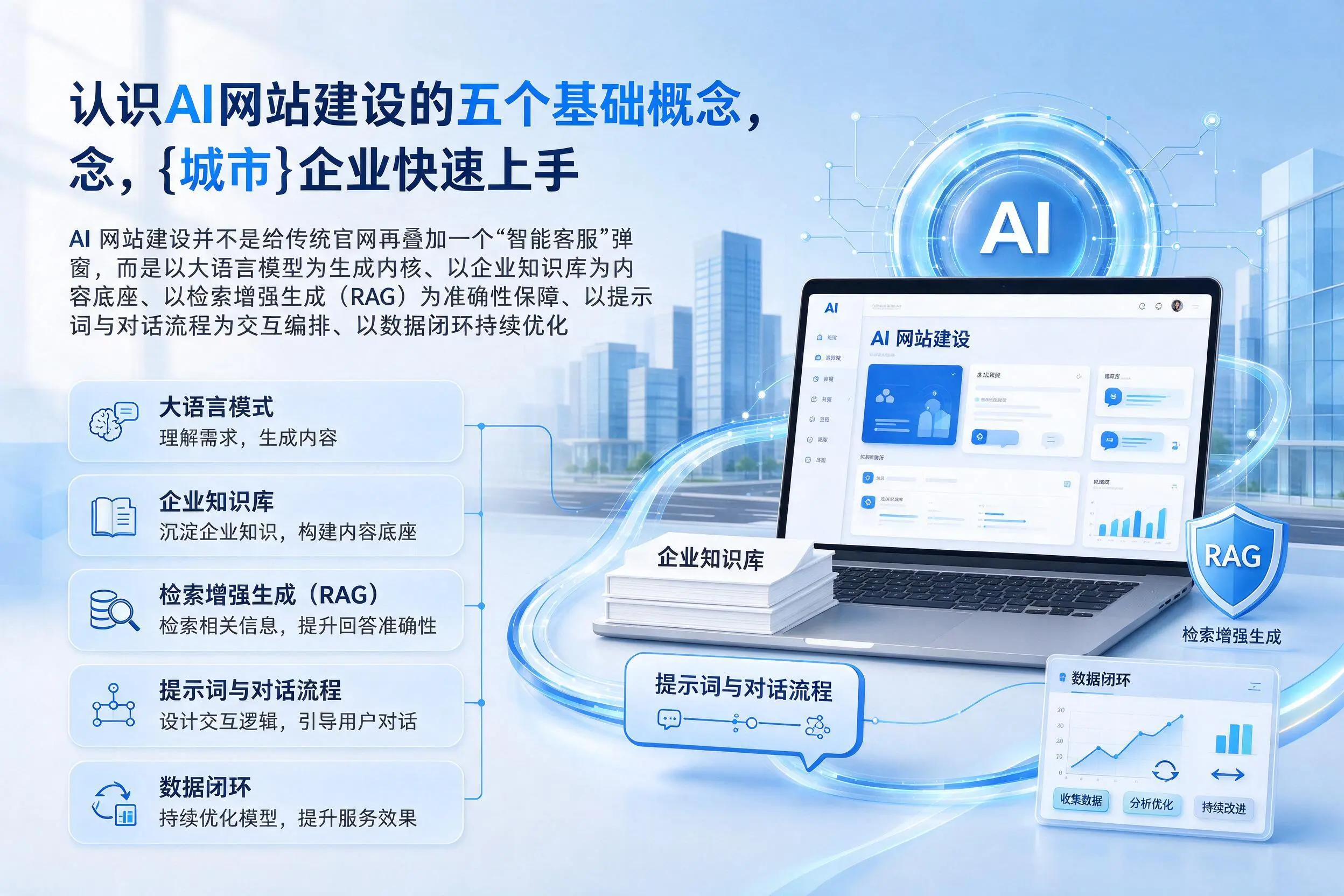 认识AI网站建设的五个基础概念，沧州企业快速上手