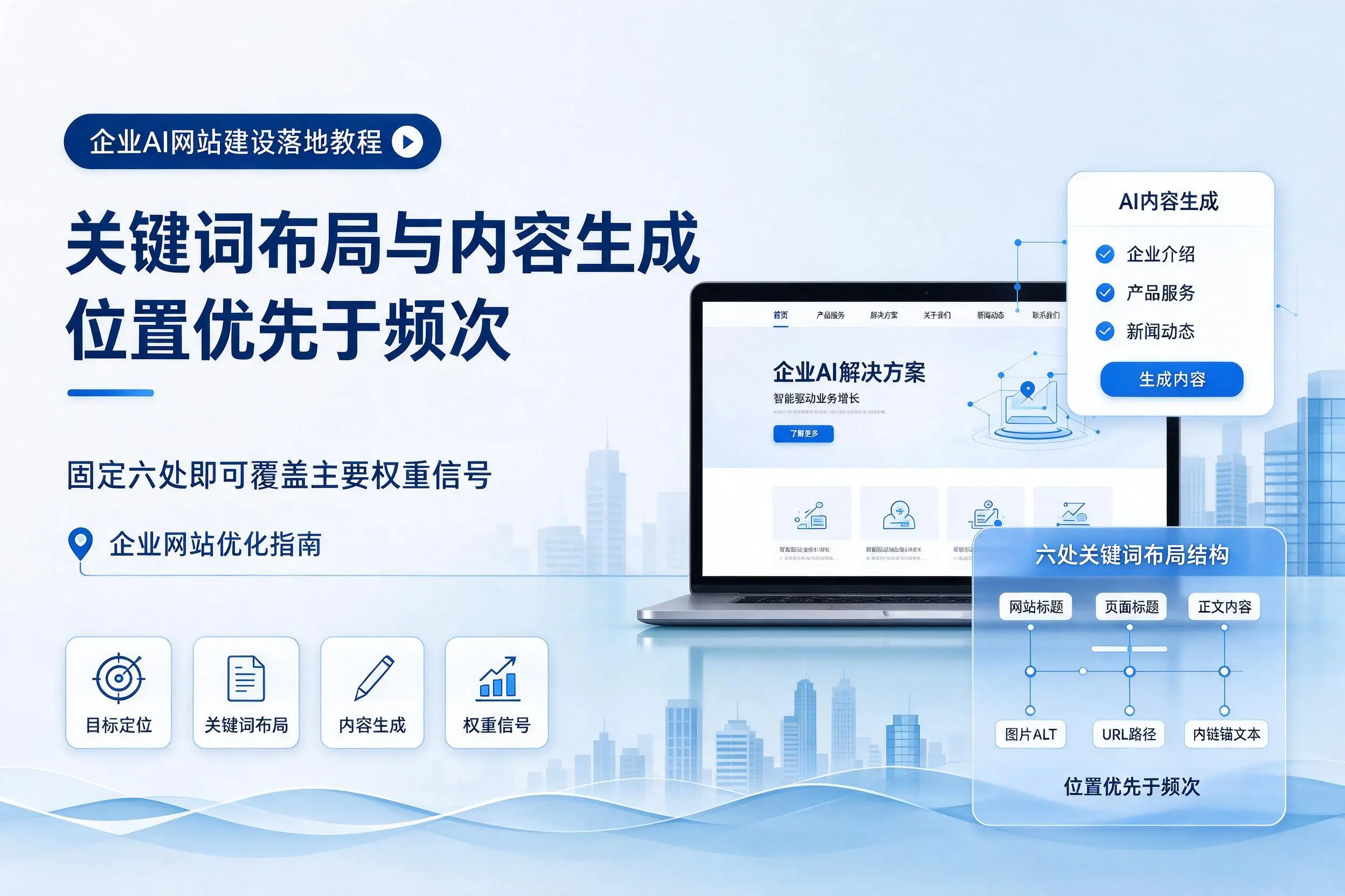 沧州企业AI网站建设落地教程:关键词布局与内容生成