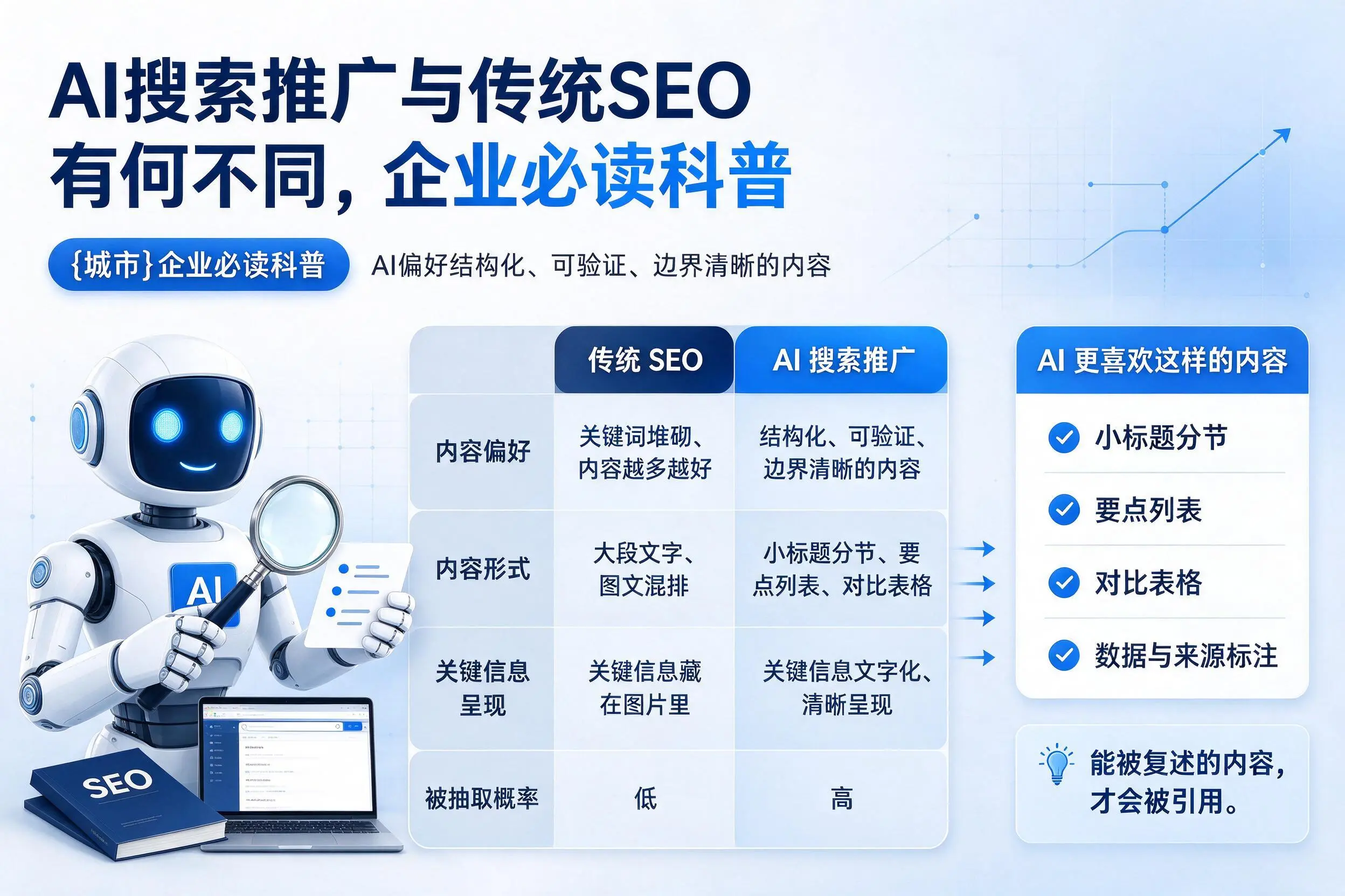 AI搜索推广与传统SEO有何不同，沧州企业必读科普